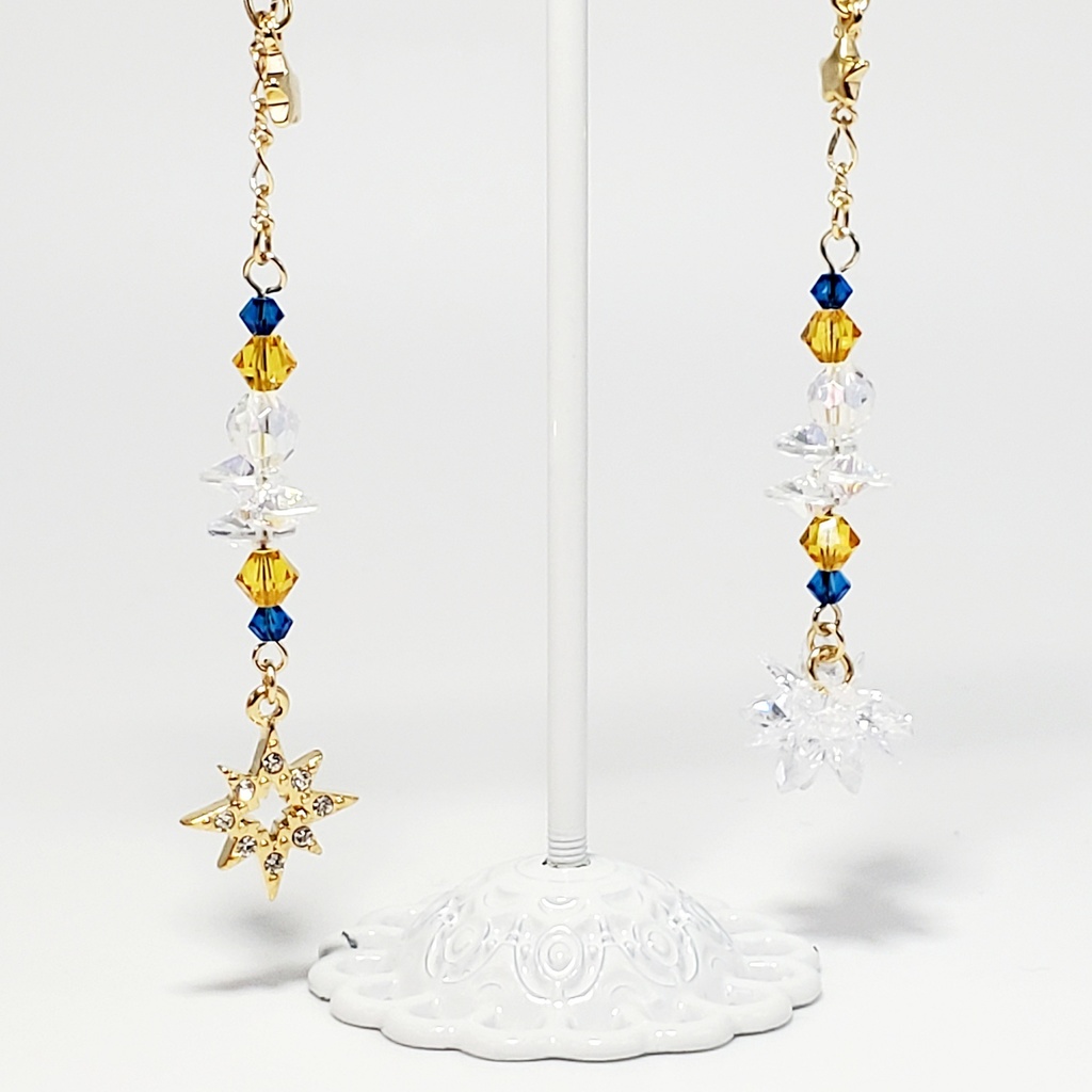 「美少女戦士セーラームーン」サンキャッチャー耳飾り:セーラービーナスVer