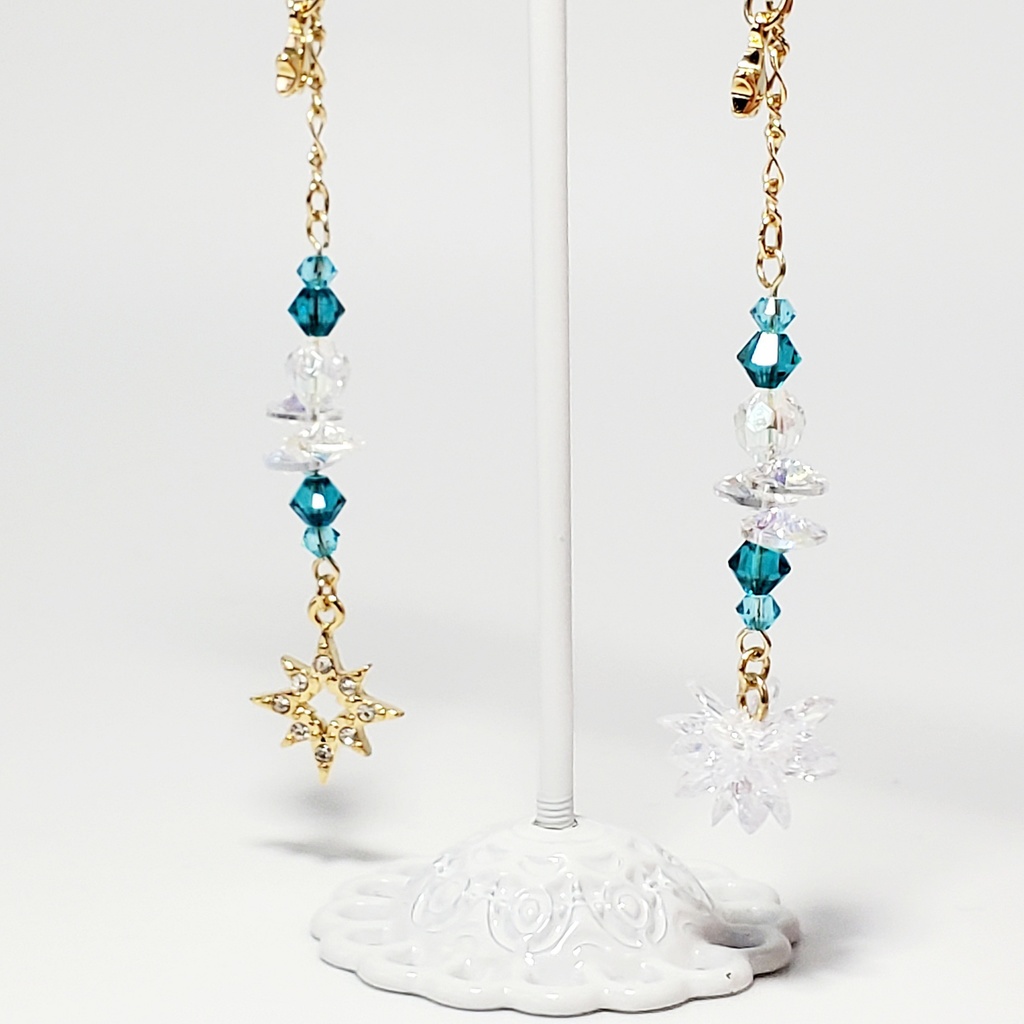 「美少女戦士セーラームーン」サンキャッチャー耳飾り:セーラーネプチューンVer