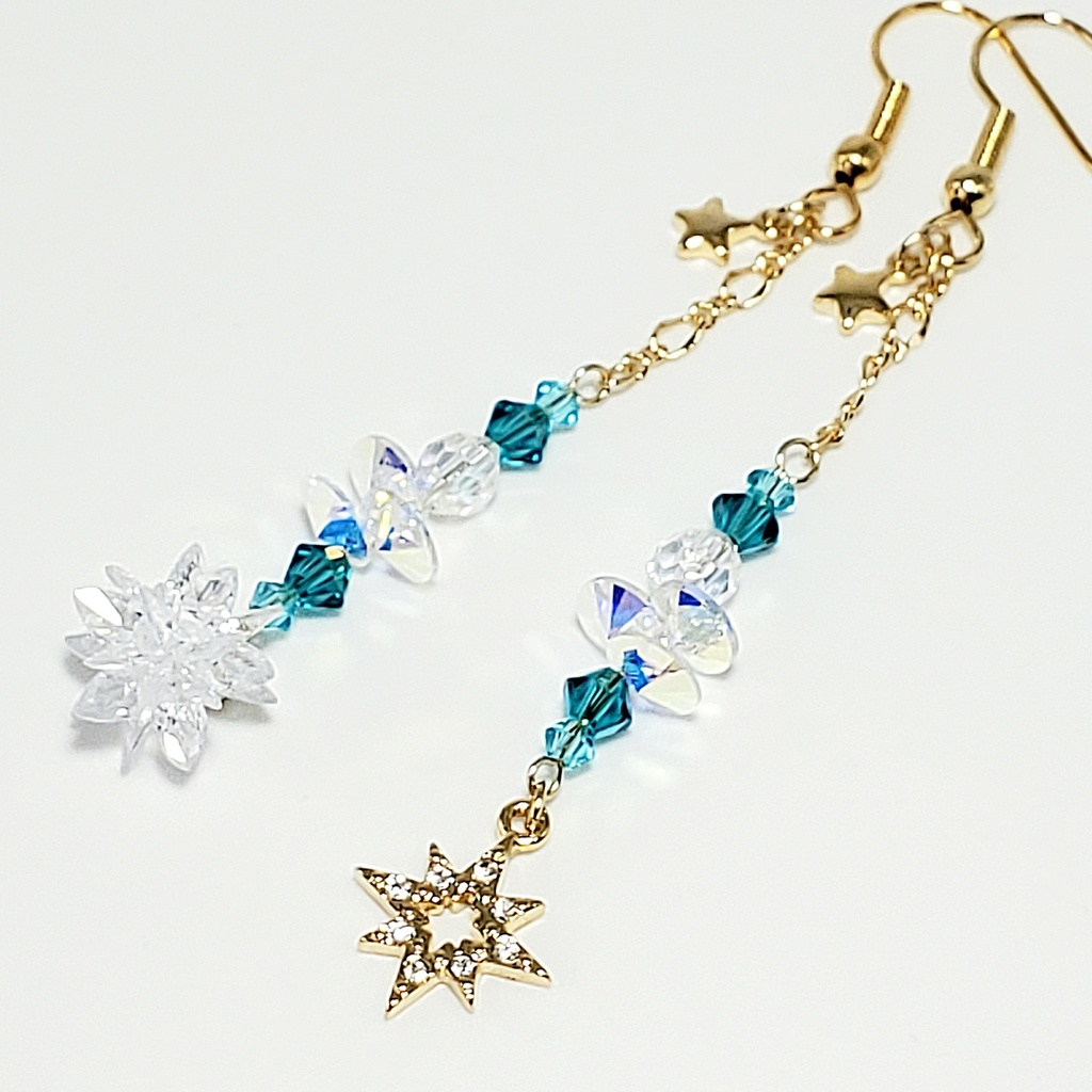 「美少女戦士セーラームーン」サンキャッチャー耳飾り:セーラーネプチューンVer