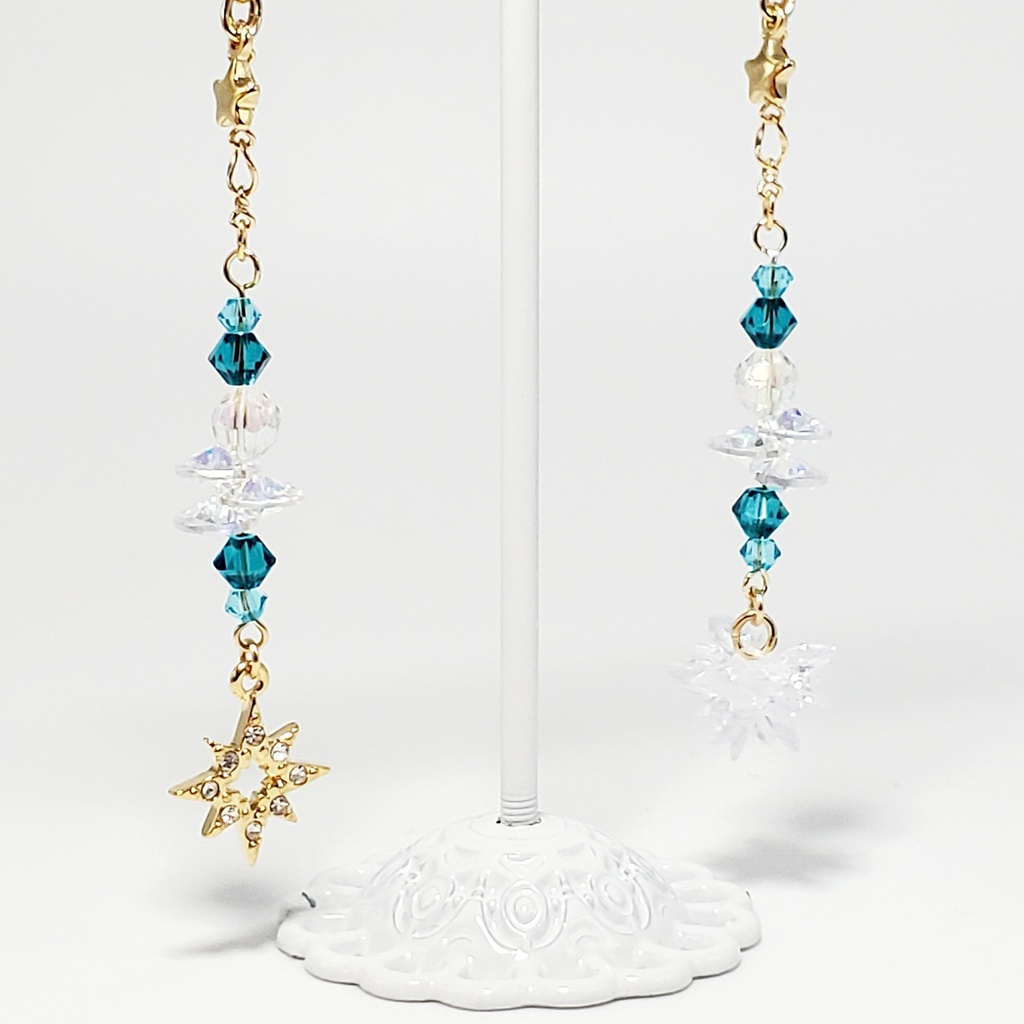 「美少女戦士セーラームーン」サンキャッチャー耳飾り:セーラーネプチューンVer