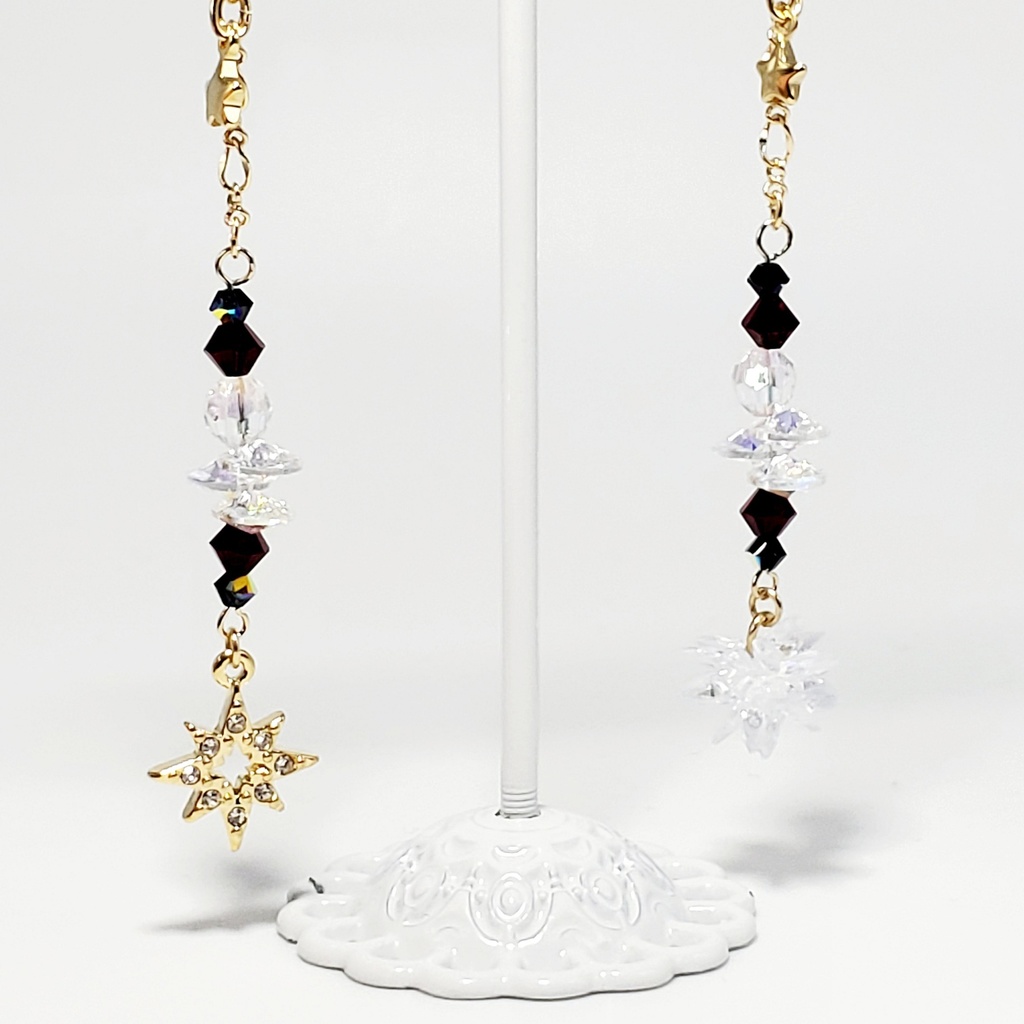 「美少女戦士セーラームーン」サンキャッチャー耳飾り:セーラープルートVer