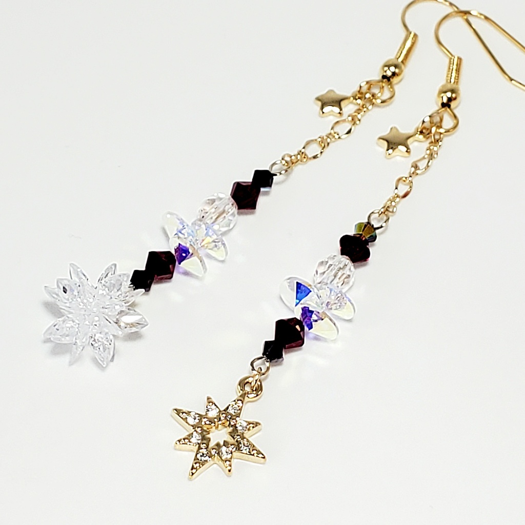 「美少女戦士セーラームーン」サンキャッチャー耳飾り:セーラープルートVer