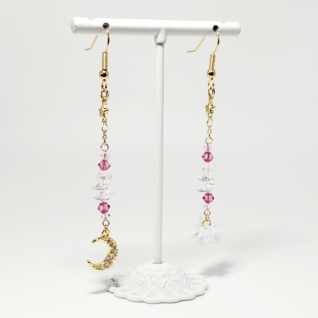 「美少女戦士セーラームーン」サンキャッチャー耳飾り:セーラーちびムーンVer