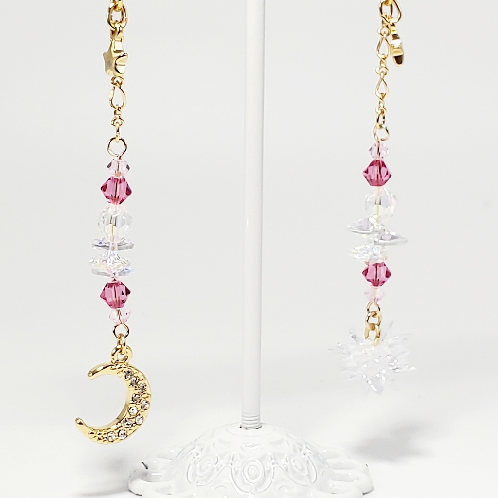 「美少女戦士セーラームーン」サンキャッチャー耳飾り:セーラーちびムーンVer