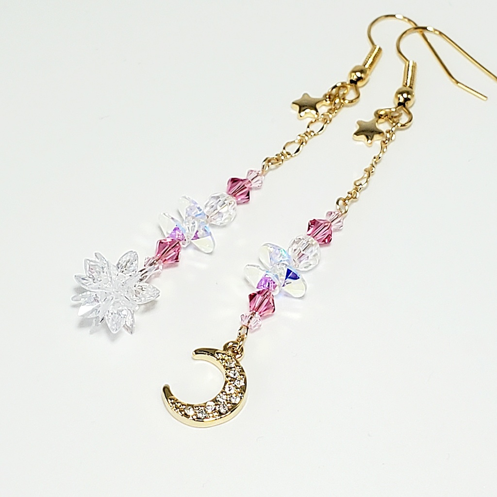 「美少女戦士セーラームーン」サンキャッチャー耳飾り:セーラーちびムーンVer