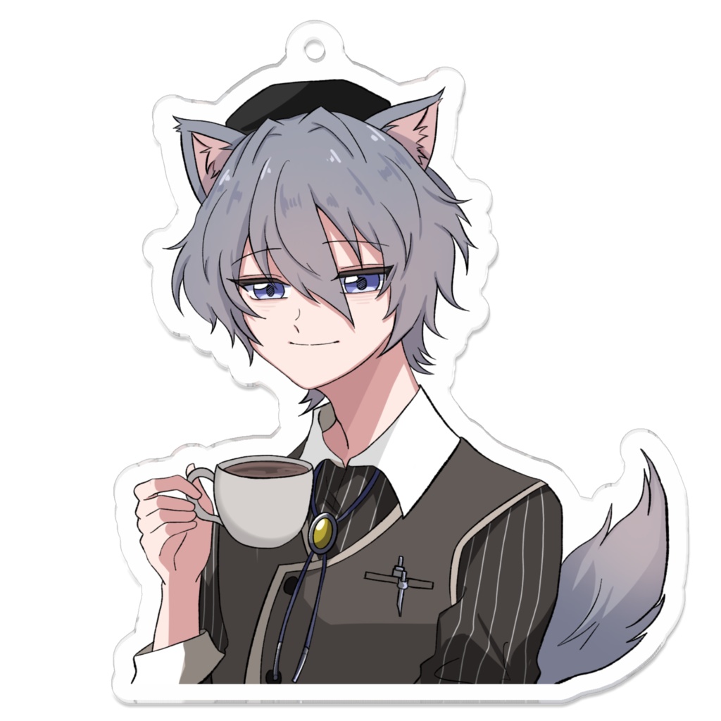 【累夜ネル】アクリルキーホルダーA