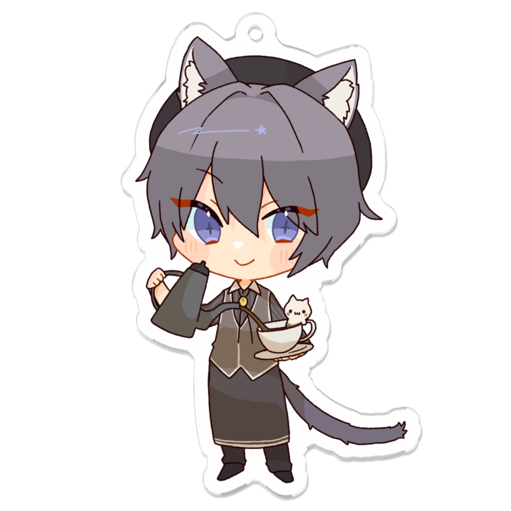 【累夜ネル】アクリルキーホルダーB