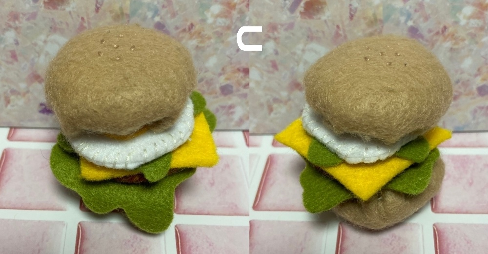 ハンバーガーぬいぐるみ