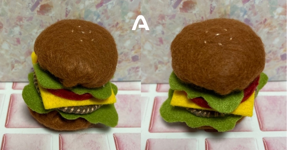 ハンバーガーぬいぐるみ