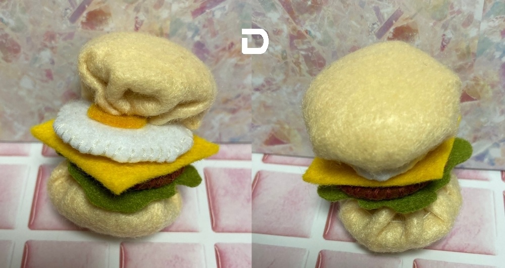 ハンバーガーぬいぐるみ