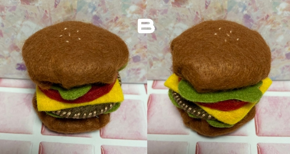 ハンバーガーぬいぐるみ