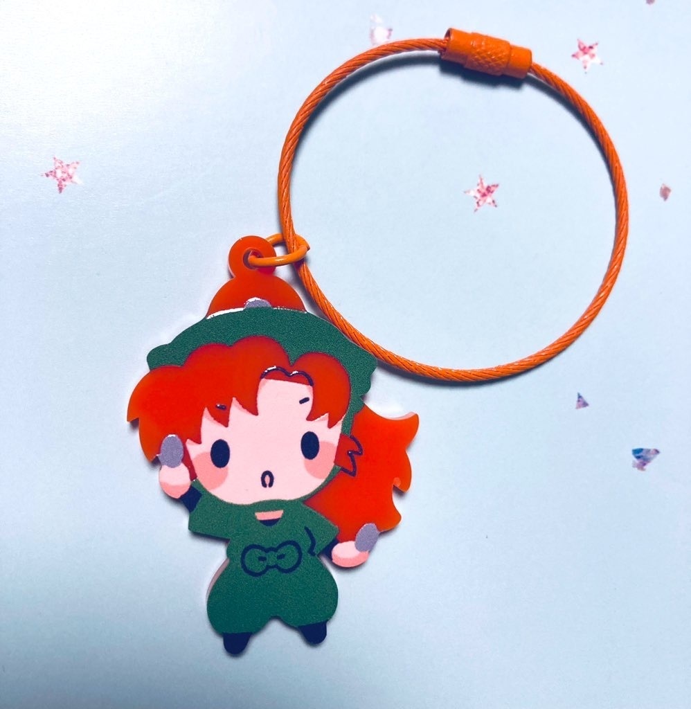 伊作フチ無しアクキー