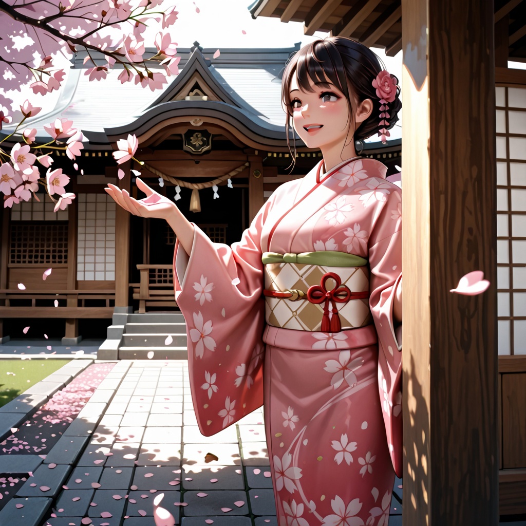 和装少女プロンプト集(春夏秋冬)　80種類
