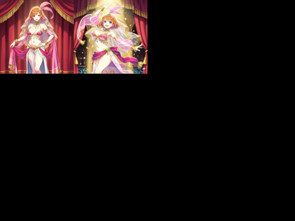 【Anima Base V1向け】Pink Jewel Dancer Outfit|宝石舞姫衣装プロンプト集 50種【HTML・コピーボタン付き】