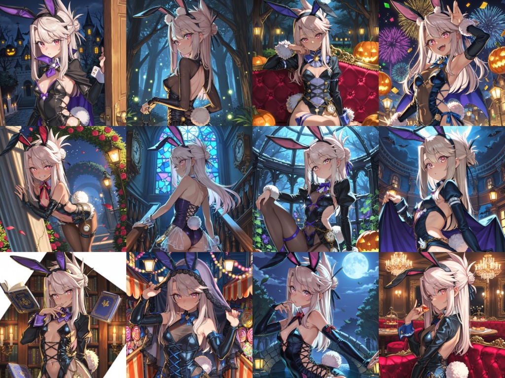 【Anima Base】ハロウィン・ワンダーランド 300種|不思議の国のアリスモチーフ衣装プロンプト集【HTML】