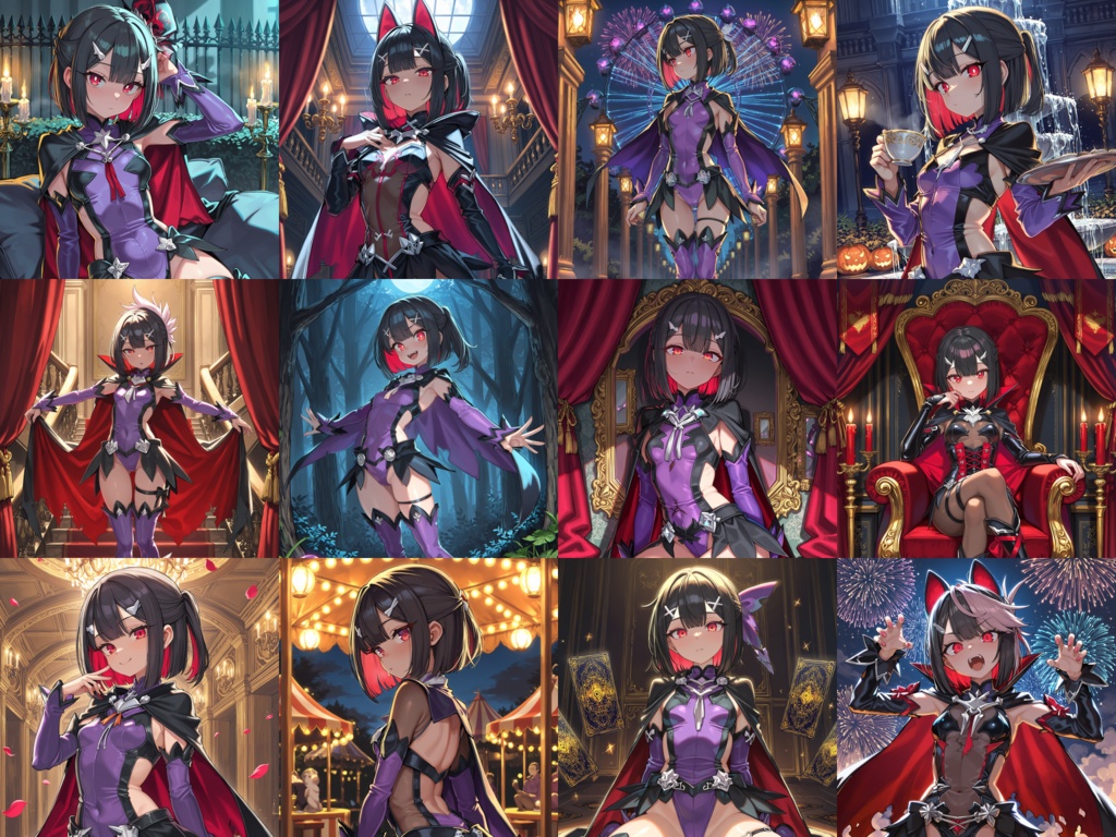 【Anima Base】ハロウィン・ワンダーランド 300種|不思議の国のアリスモチーフ衣装プロンプト集【HTML】