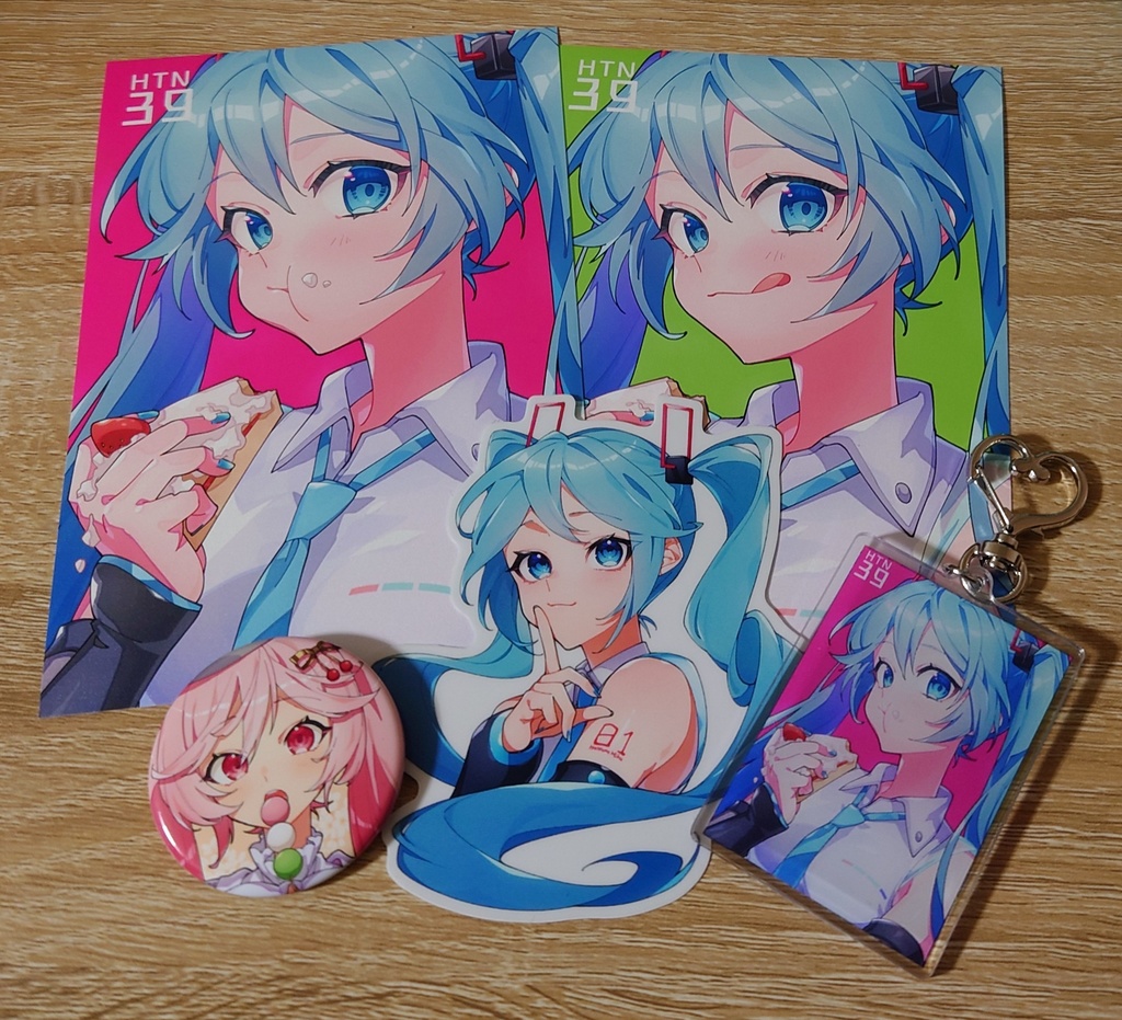 【初音ミク】グッズ5点セット【オトク!!】