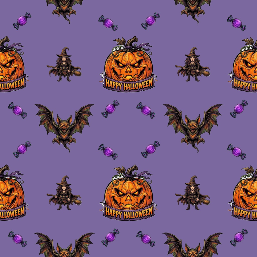 ハロウィンデジタルペーパー 2枚セット