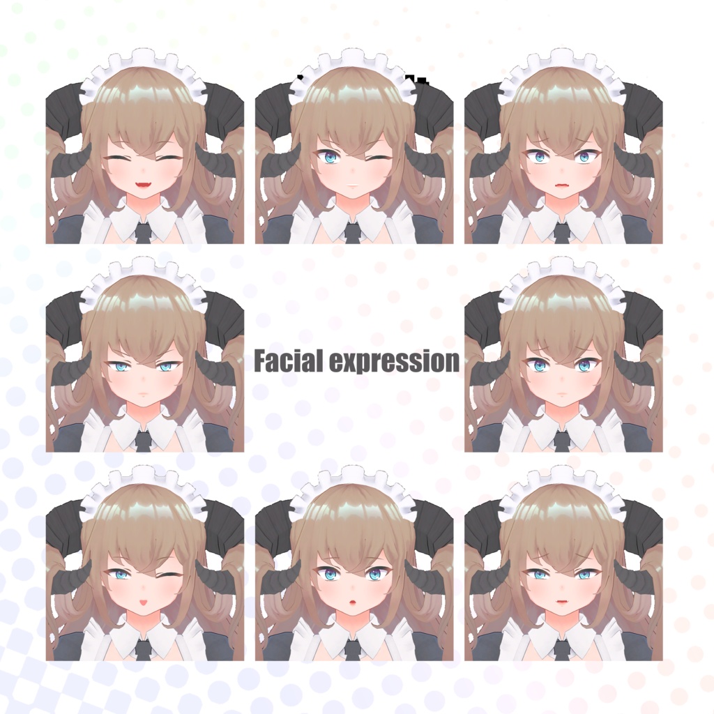 オリジナル3Dモデル「リナム」