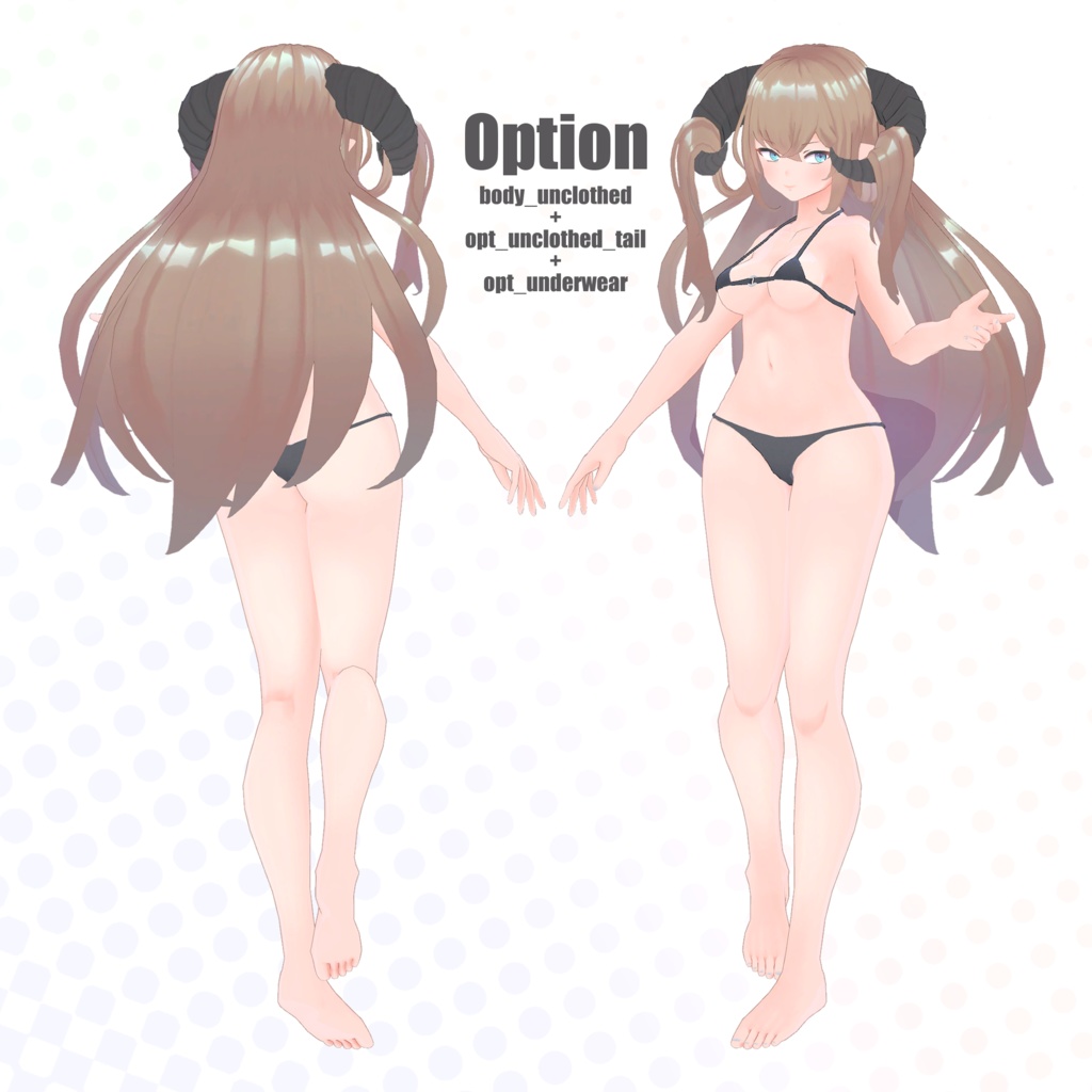 オリジナル3Dモデル「リナム」