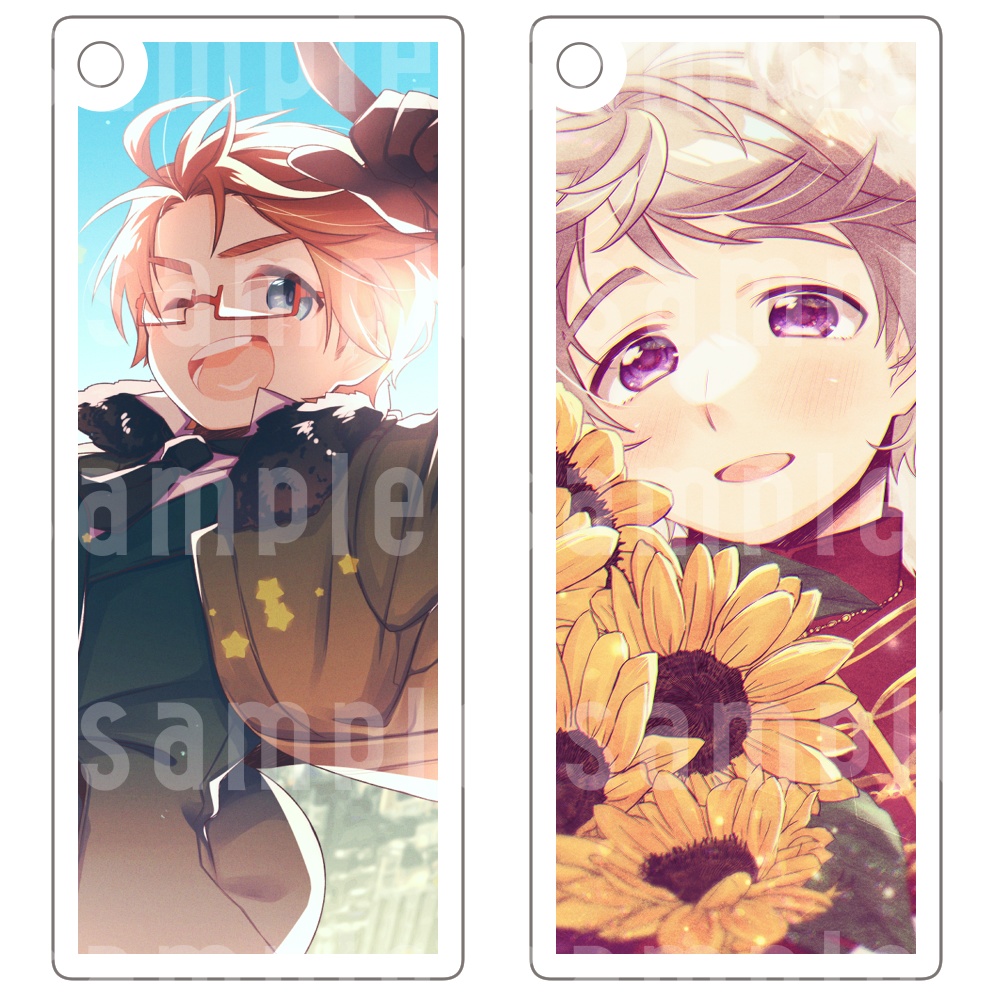 スティックアクリルキーホルダー