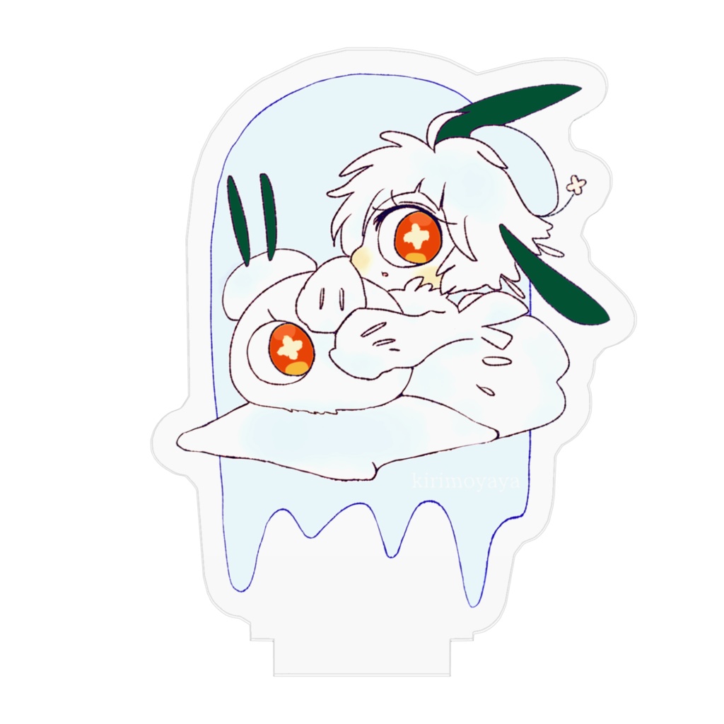 ゆきうさアクスタ白