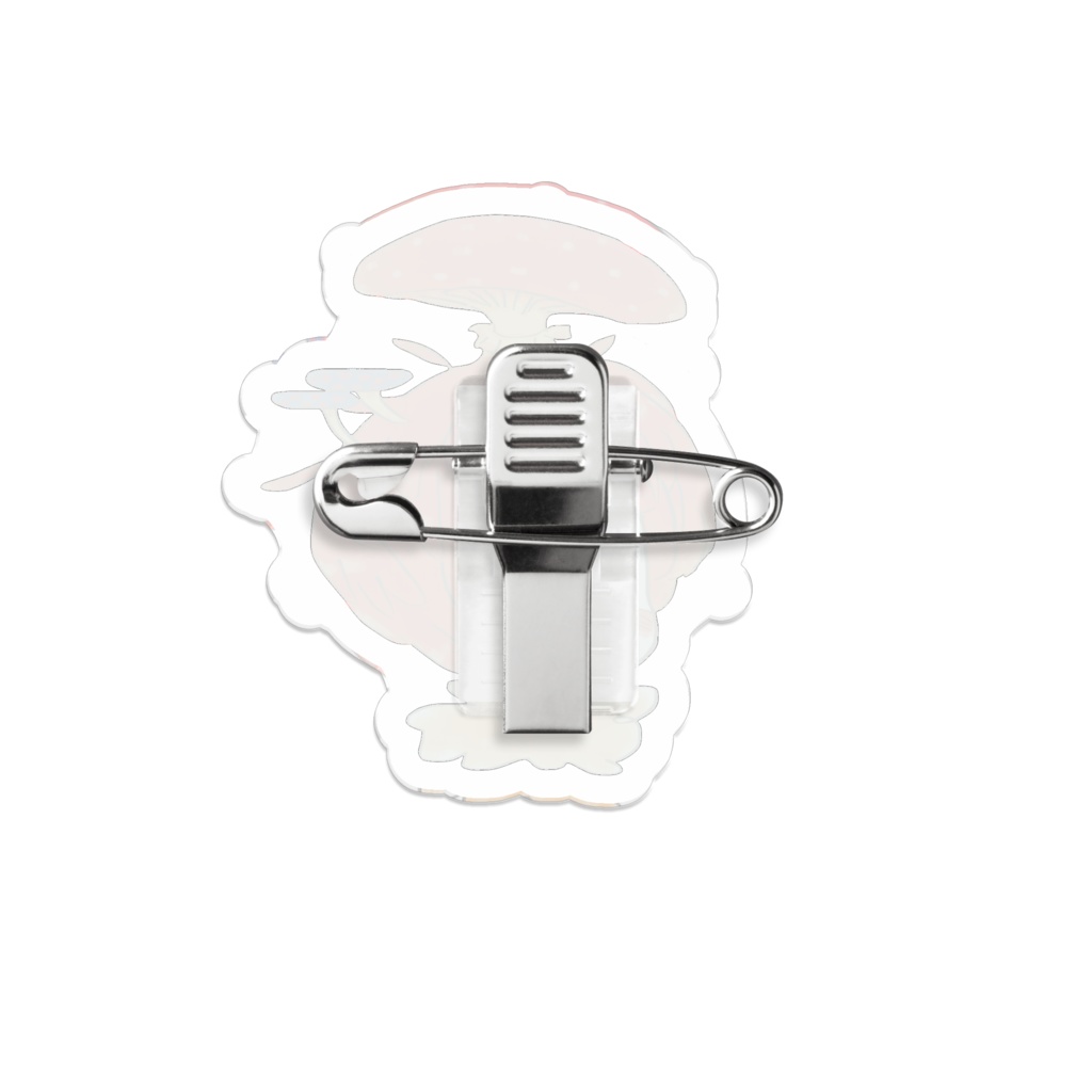 キノコぷ助たそバッジ