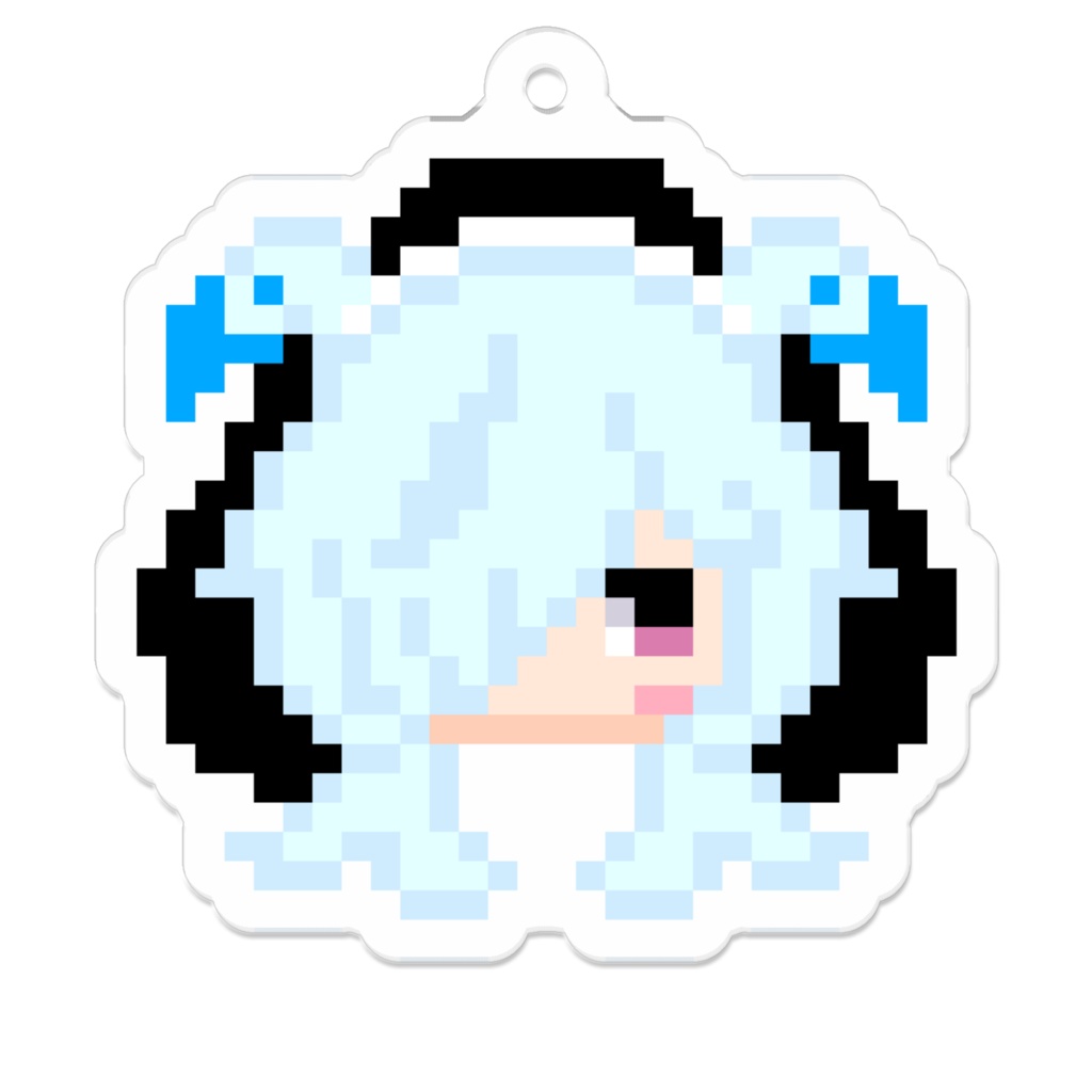 ダブリエルのお顔アクキー(大きめ)