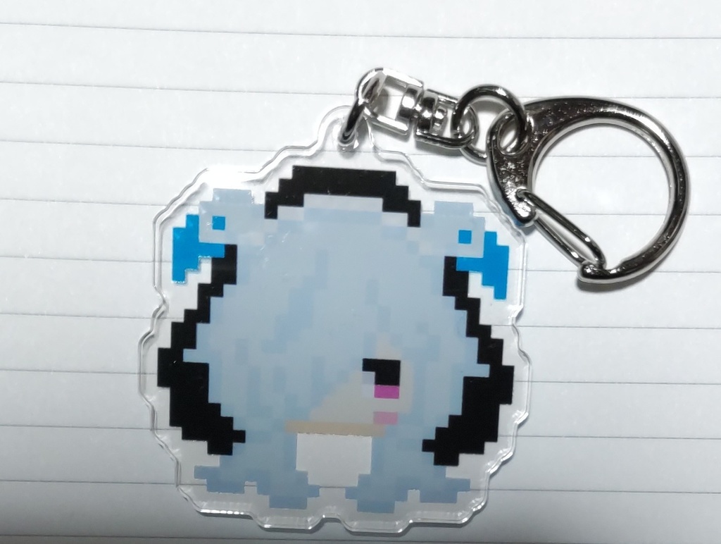 ダブリエルのお顔アクキー(大きめ)