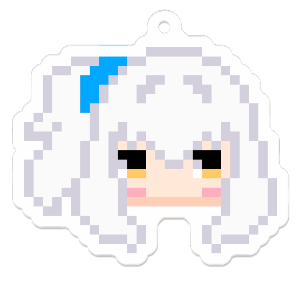 シロヱのお顔アクキー