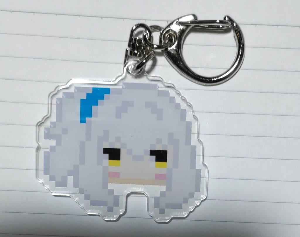 シロヱのお顔アクキー