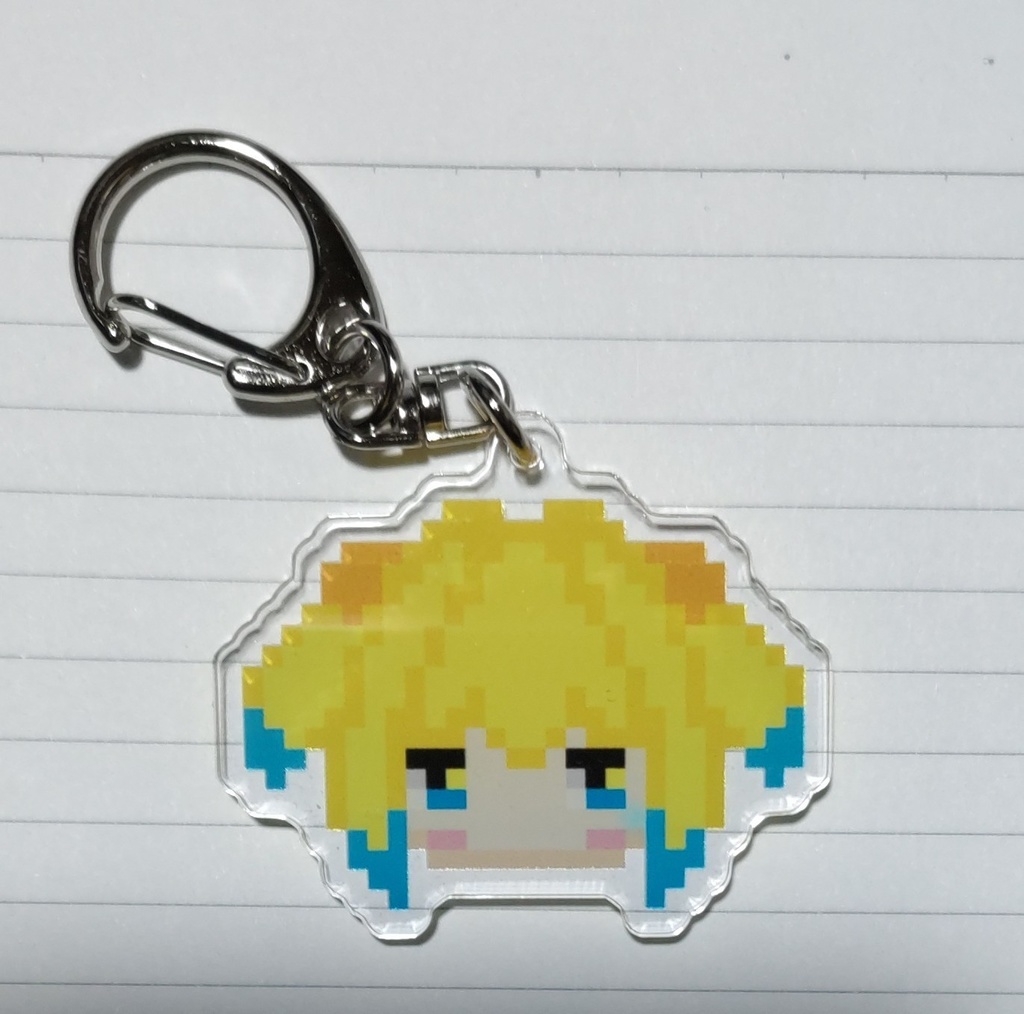 パインのお顔アクキー