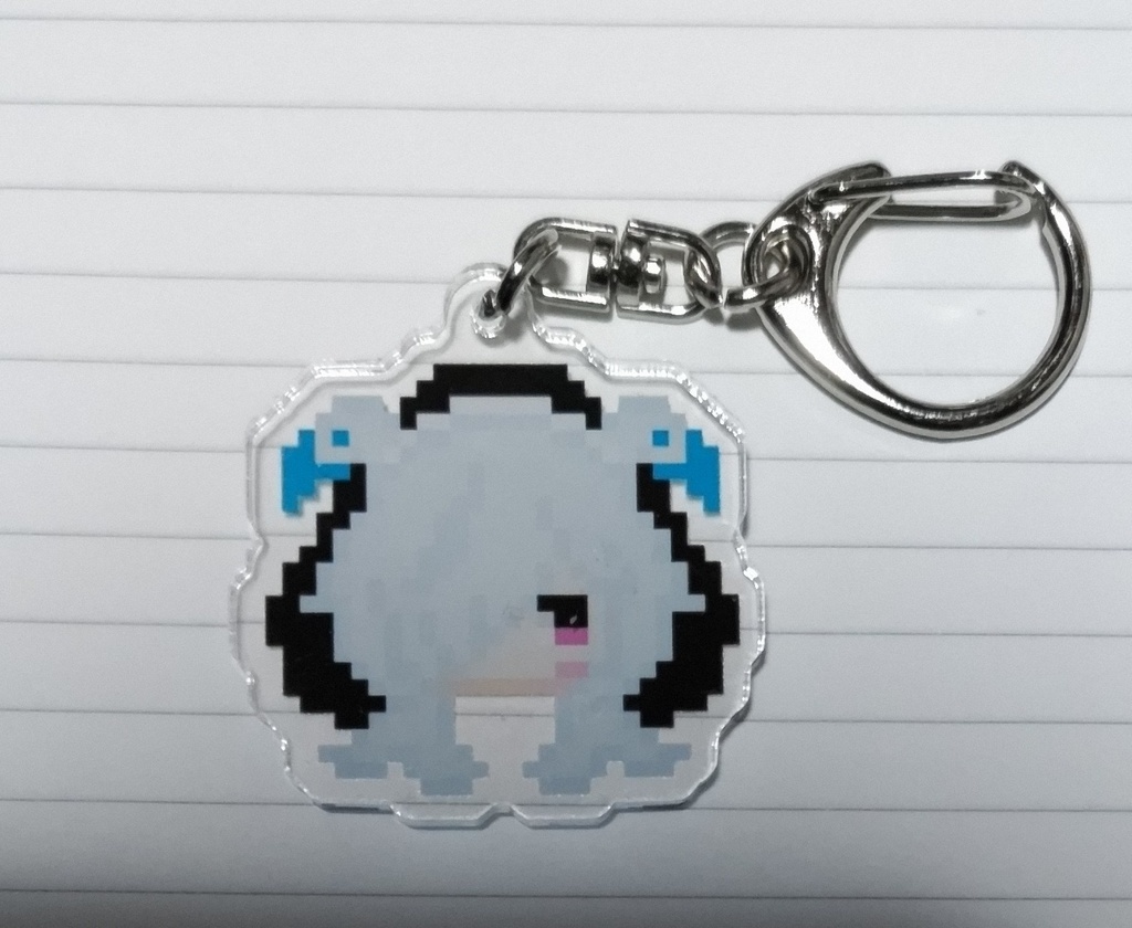 ダブリエルのお顔アクキー(サイズ調整版)