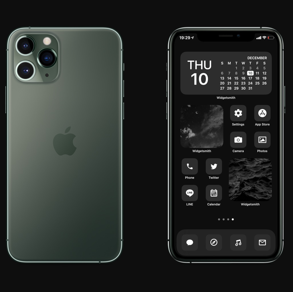 iPhone Icon - Modern Black【24年6月更新】