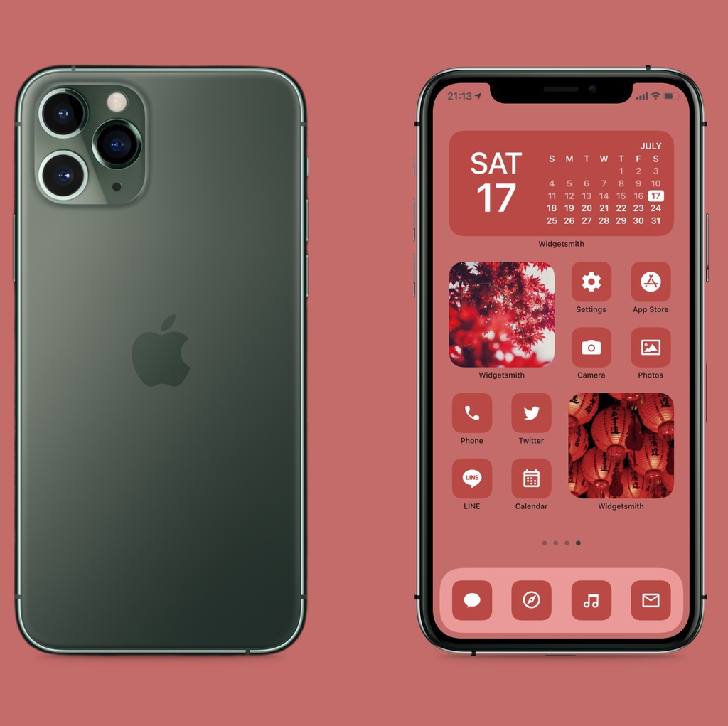 iPhone Icon - Signal Red【24年6月更新】