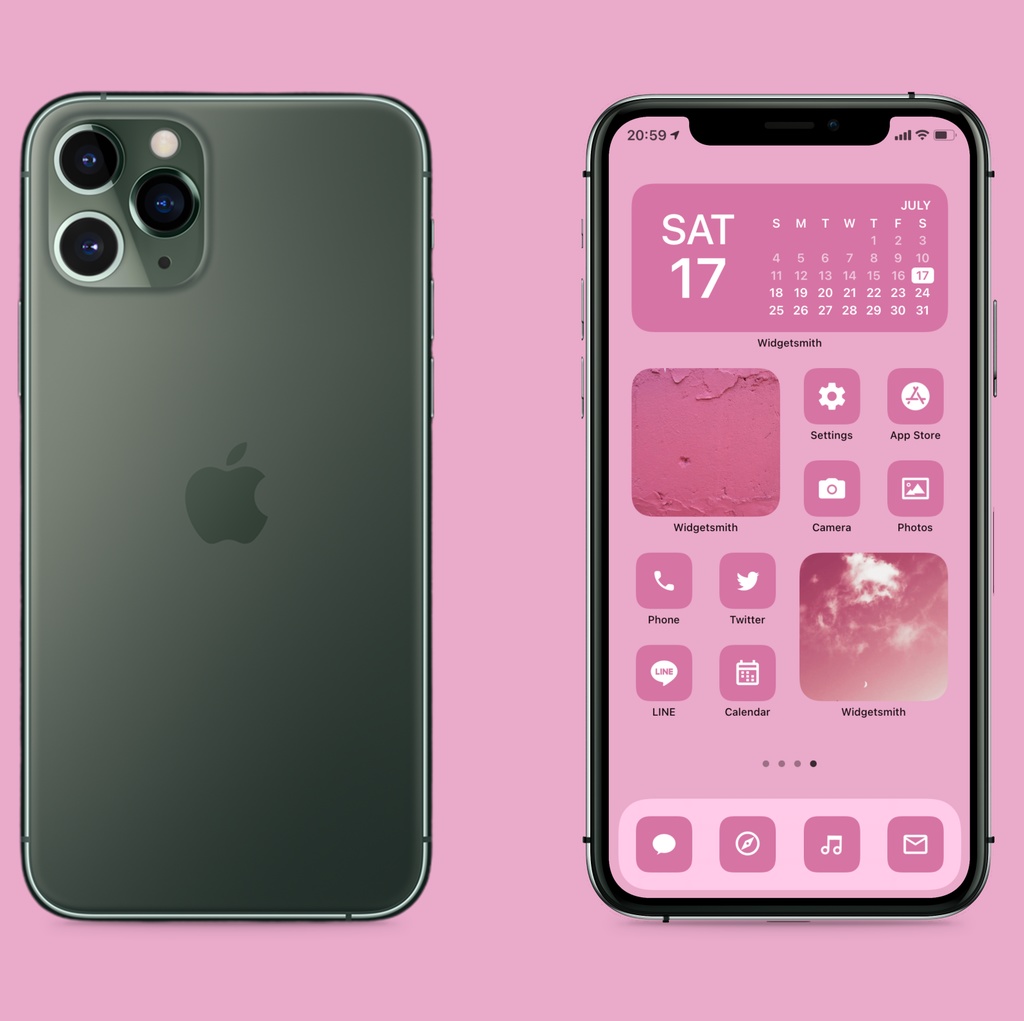 iPhone Icon - Pompadour Pink【24年6月更新】