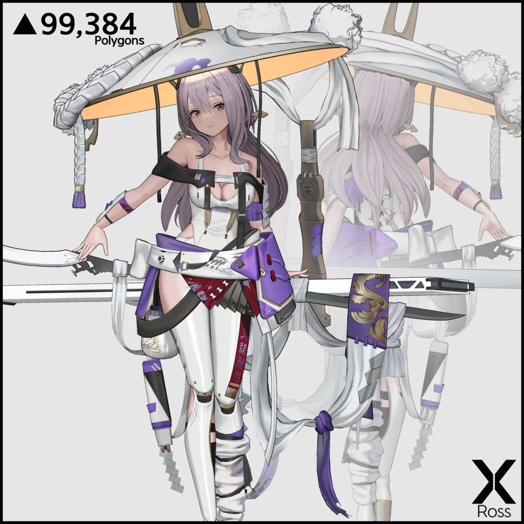 【FREE】Scarlet 3D Model : for Blender