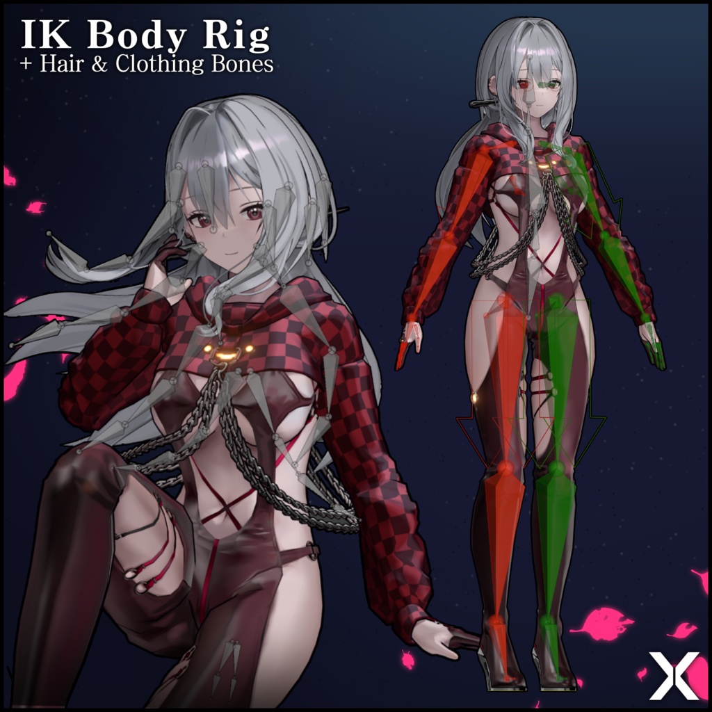 【FREE】Scarlet ver. Racer's High 3D Model