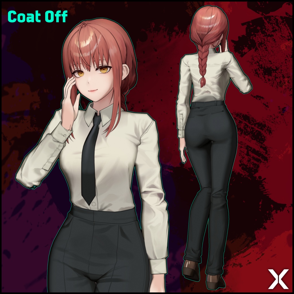 【FREE】Makima 3D Model | マキマ 3Dモデル