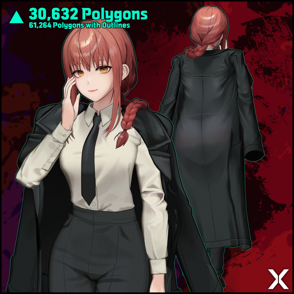 【FREE】Makima 3D Model | マキマ 3Dモデル