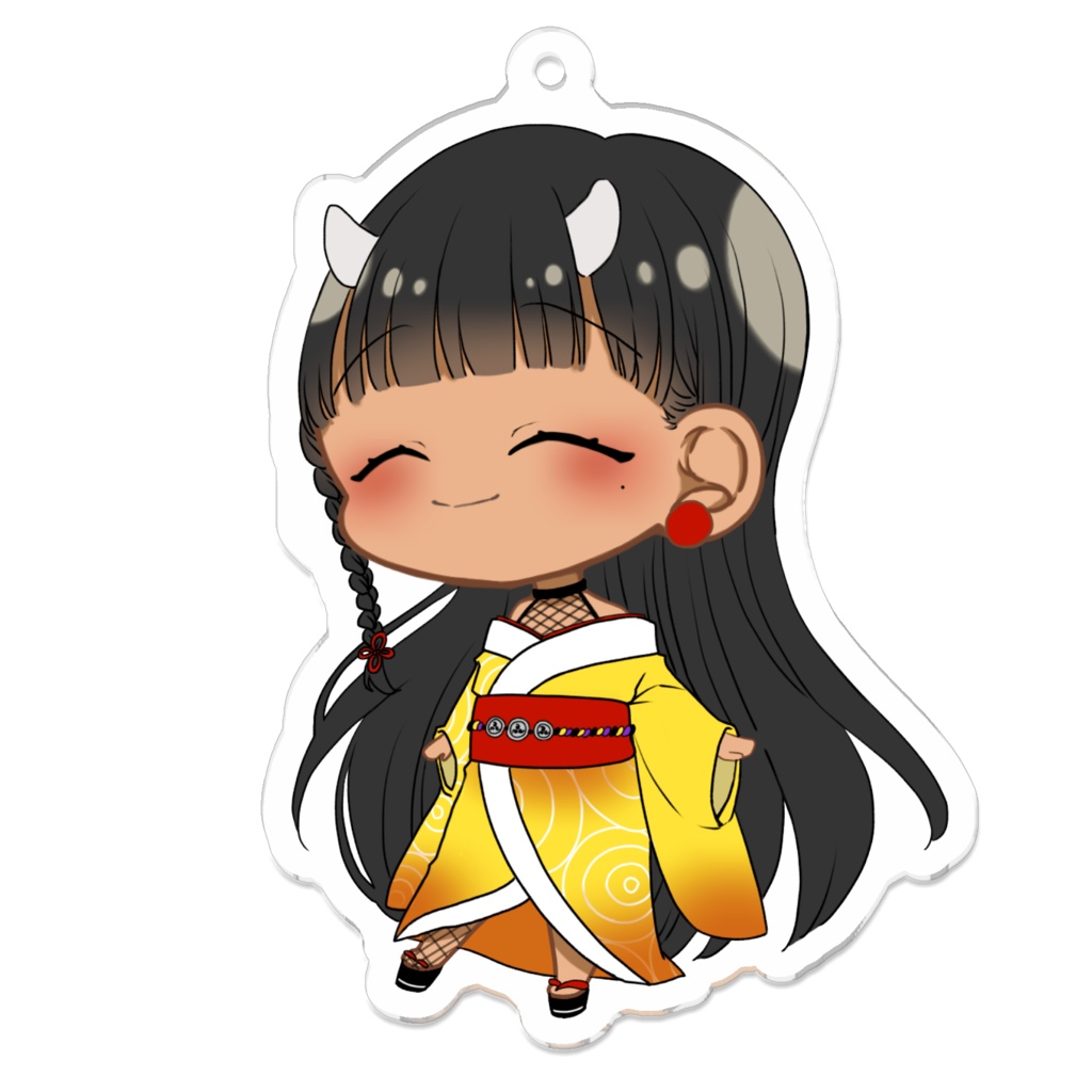 なるちゃんにっこりアクキー