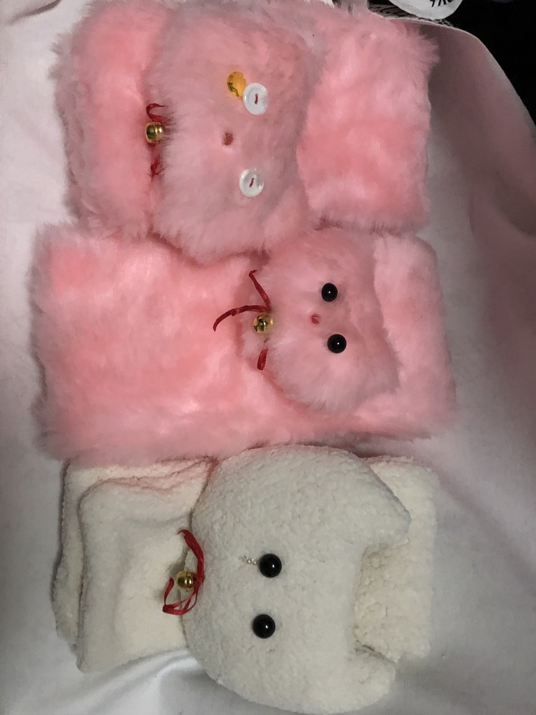 ハンドメイドねこたんマフラー