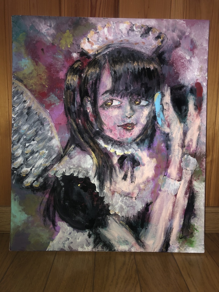 【香月エンジェル】アクリル絵画