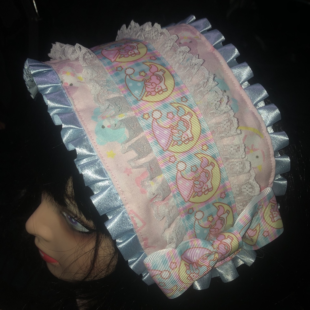 ｸﾘｯﾌﾟﾍｯﾄﾞﾄﾞﾚｽ【ゆめかわ水色】