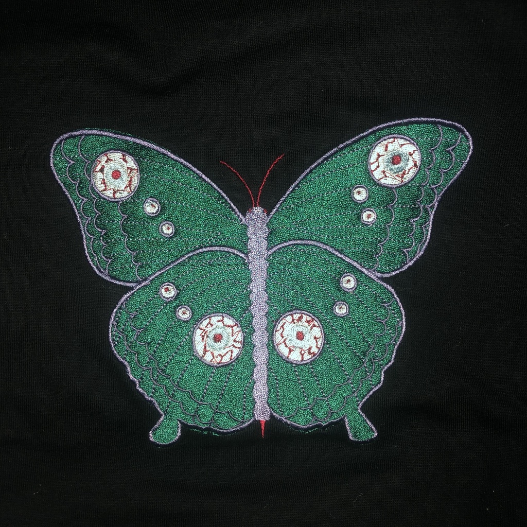 百足蛾【刺繍ロンT】