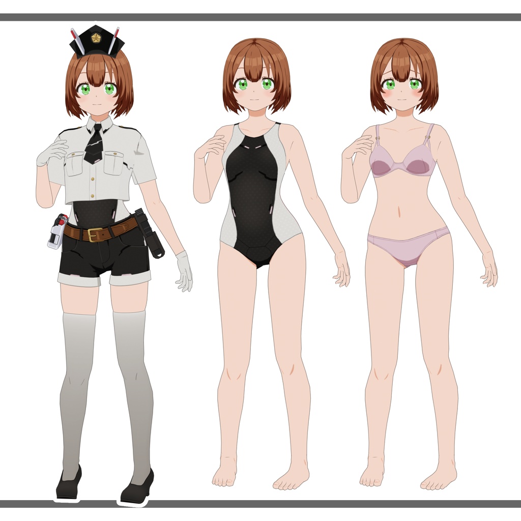 オリジナル3Dモデル「ケルベロス」