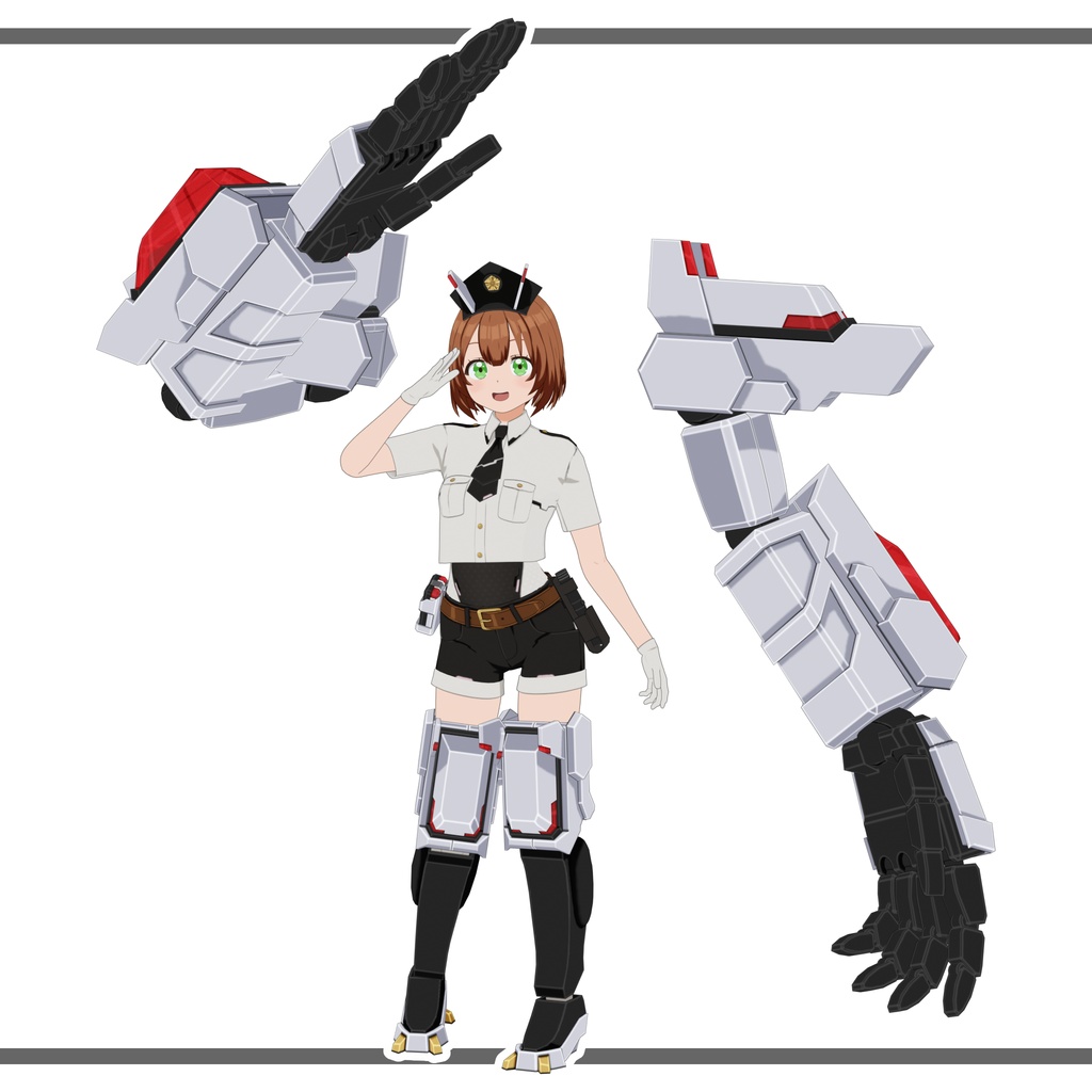 オリジナル3Dモデル「ケルベロス」