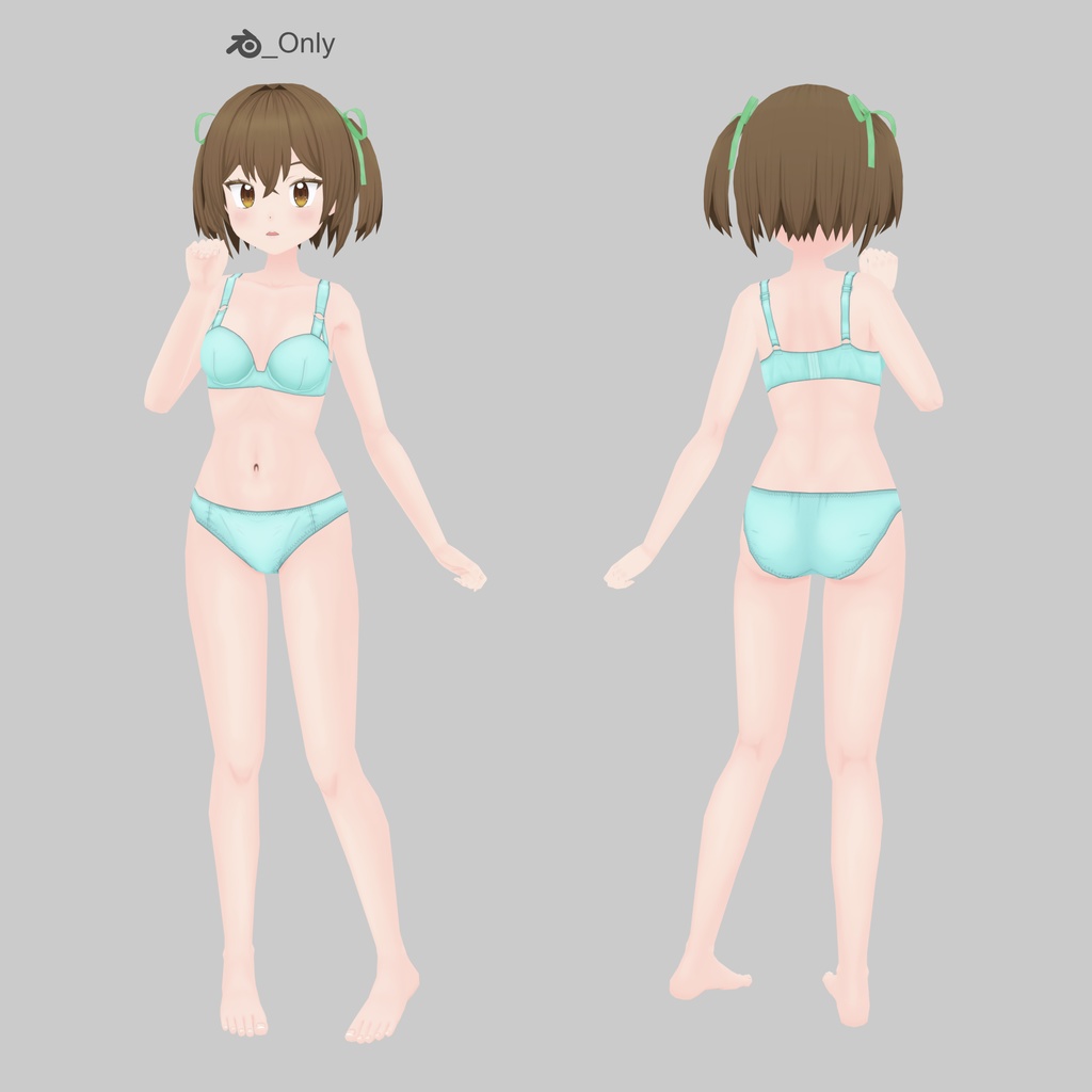 オリジナル3Dモデル「ちいあ」