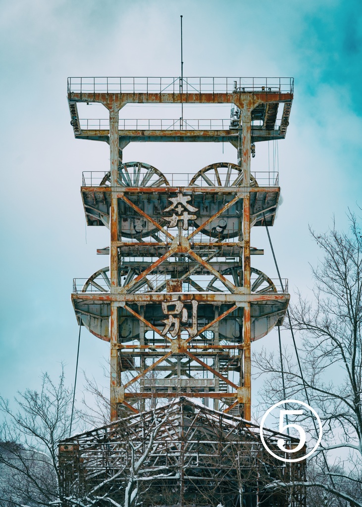 異界廃墟展 出展パネル(木枠+マットパネル額装済み 10号P)