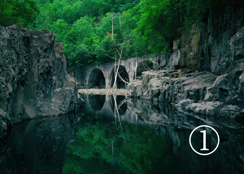 異界廃墟展 出展パネル(エアコミケ受注生産 1/15終了)